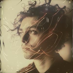 man  curly  hair  black  shirt  portrait  casual  emek  vector  art 1073593
