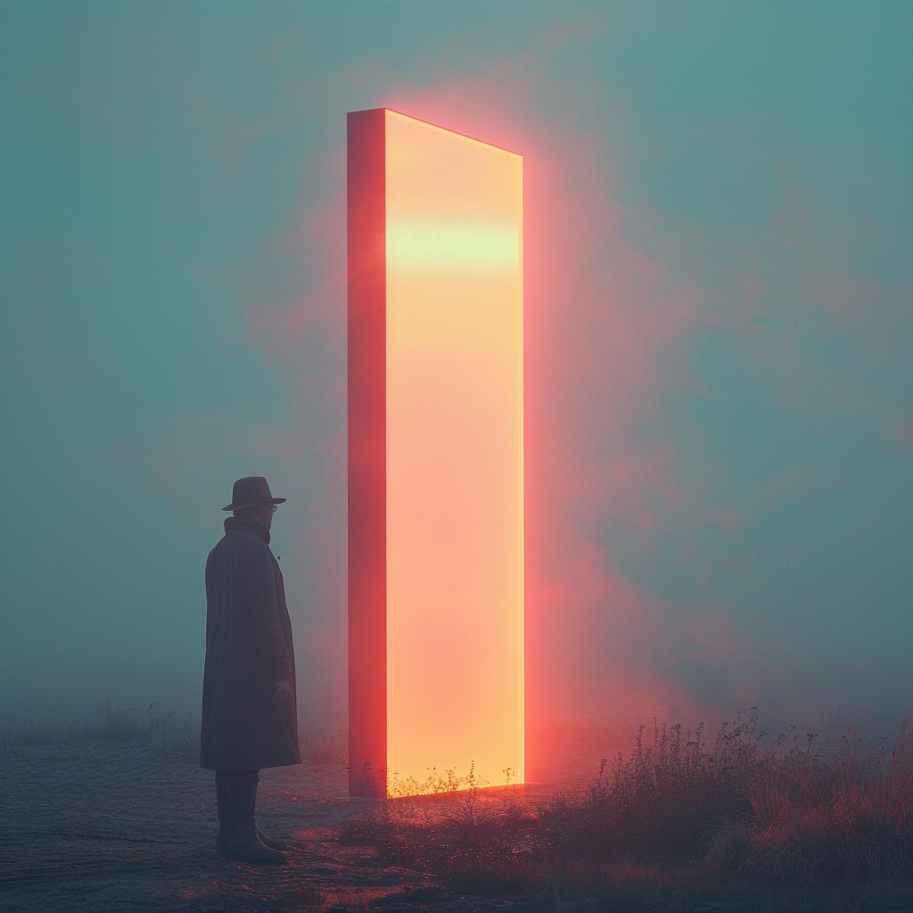 surreal  man  reddoor  color  lighting  glow  sci-fi  odd  photography  weird 965708