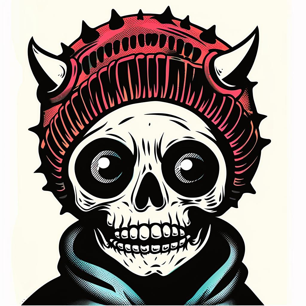 skull  horns  red  hat  dark  gothic  illustration  symbolic  creepy  artwork 966717