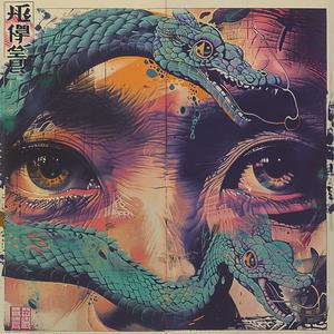surreal  painting  woman  snake  hyperrealistic  screenprinting  symbolist  creative  artistic  visual 1078573