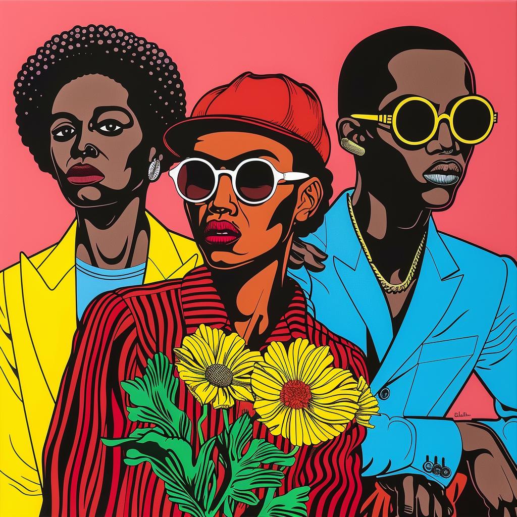 Abdul  Mati  Klarwein  people  sunglasses  flowers  artistic  diversity  colorful  community 1022738