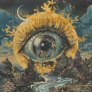Surreal  Album  Cover  Eyes  World  Risograph  Symbolism  Screenprinting  Art  Design 1079128