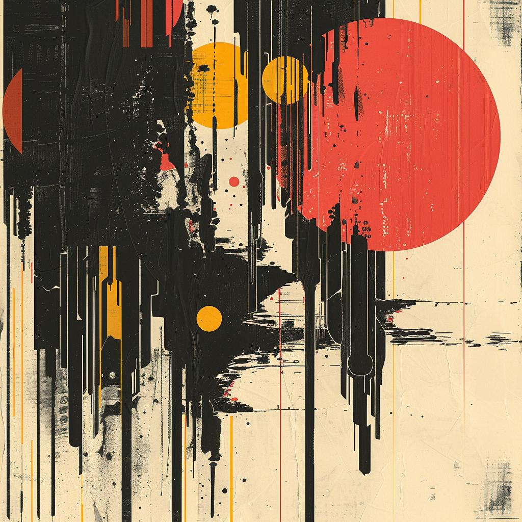 abstract  painting  dots  colorful  bold  expression  surreal  modern  art  haring 964783
