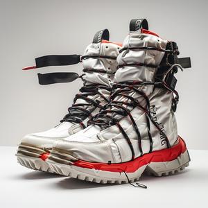 hiking  boots  white  red  stylish  footwear  hybrid  studio  photography  fashion 1038169