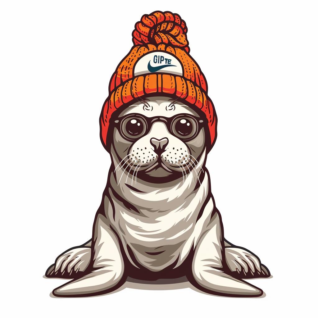 cute  adorable  anthropomorphic  seal  hat  minimal  streetculture  simple  kawaii  glasses 958640