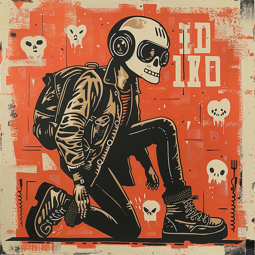 poster  skeleton  headphones  skull  urban  aggressive  streetwise  illustration  youth  fashion 949306