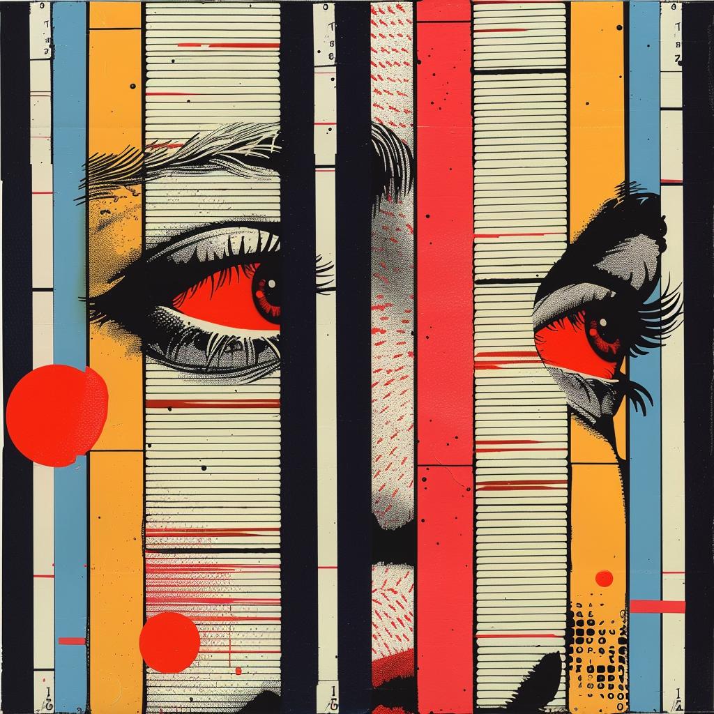 graphic  design  woman  red  eyes  rodchenko  portrait  abstract  expressionist  color 969149