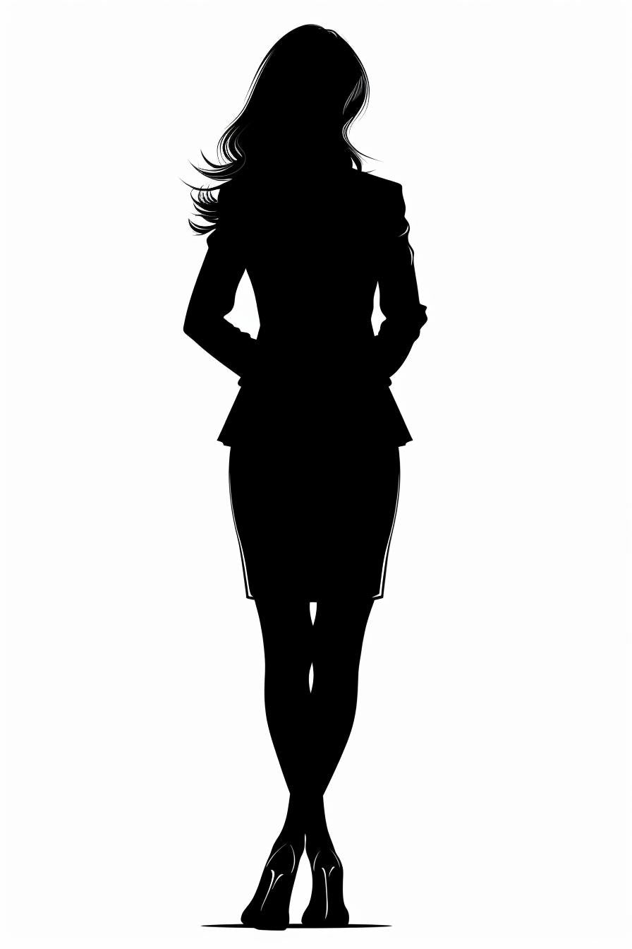 woman  silhouette  suit  business  attire  vector  minimalist  professional  white  background 954366