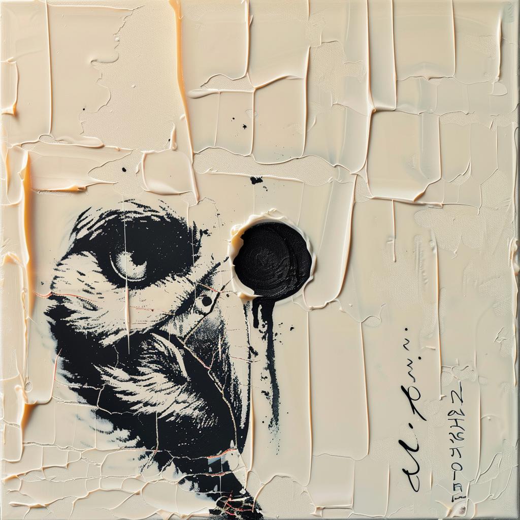 eagle  encaustic  impasto  NOMA  Bar  hole  head  wildlife  expressionistic  vibrant 948061