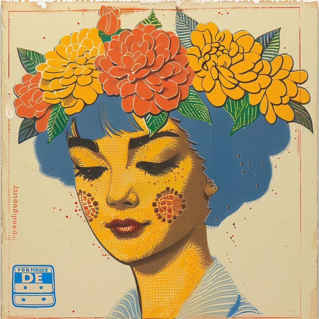painting  woman  flowers  hair  flowerpunk  beauty  nature  colorful  vibrant  art 963308