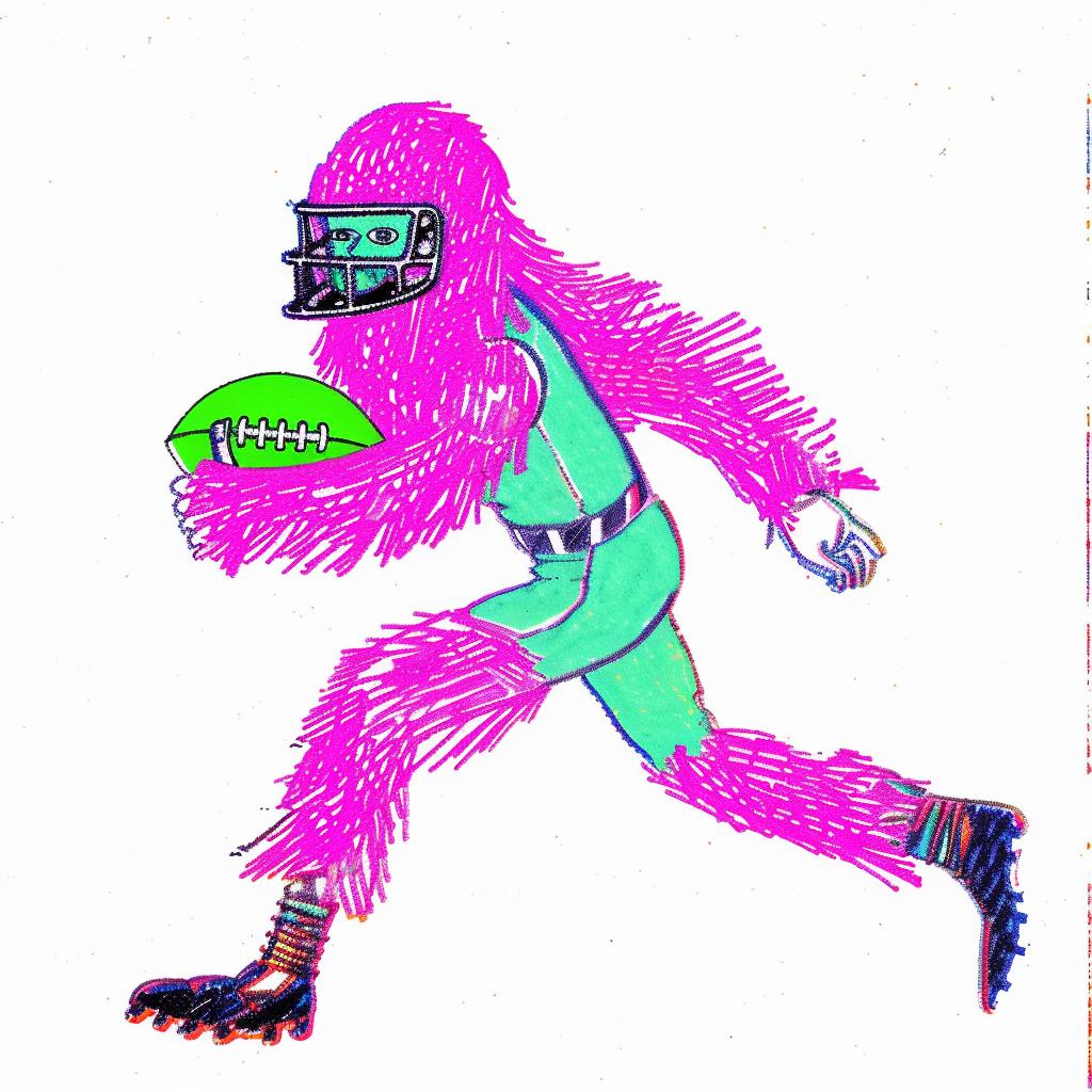 football  player  running  pose  drawing  costume  pink  art  sport  cartoon 940262