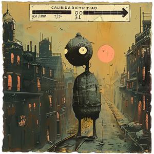 painting  robot  street  urban  artwork  illustration  surreal  whimsical  scene  visual 1067386