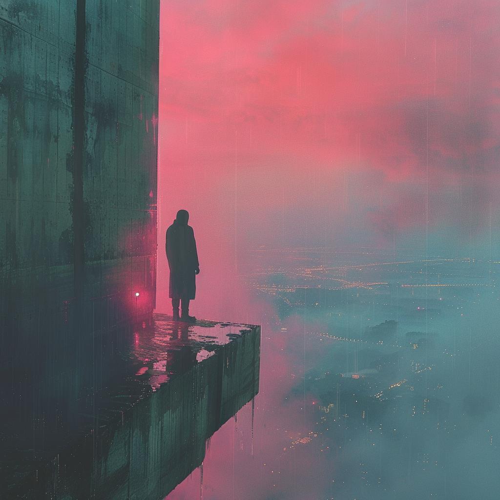 pink  teal  double  exposure  lifestyle  photo  surreal  lighting  city  cyborg 1029363