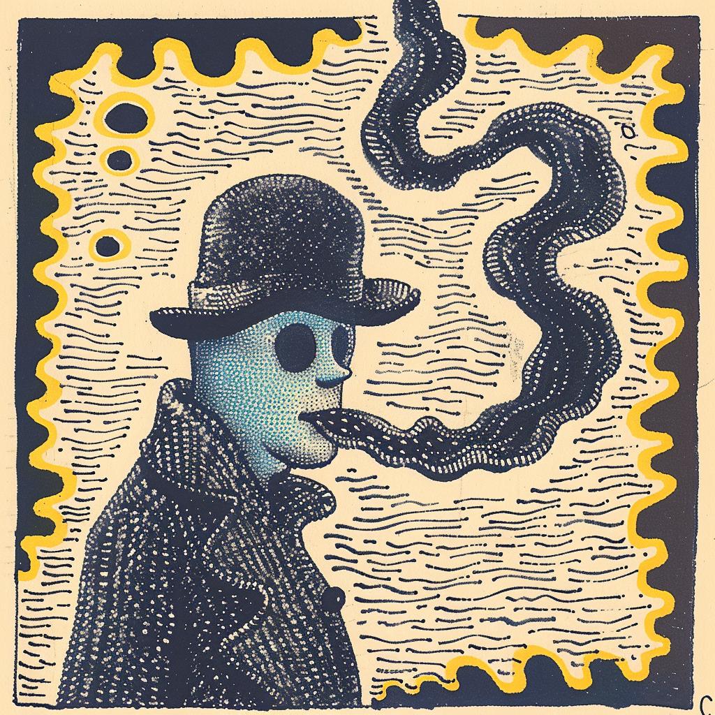 album  cover  snake  drawing  man  hat  coat  graphic  art  stylized 917415