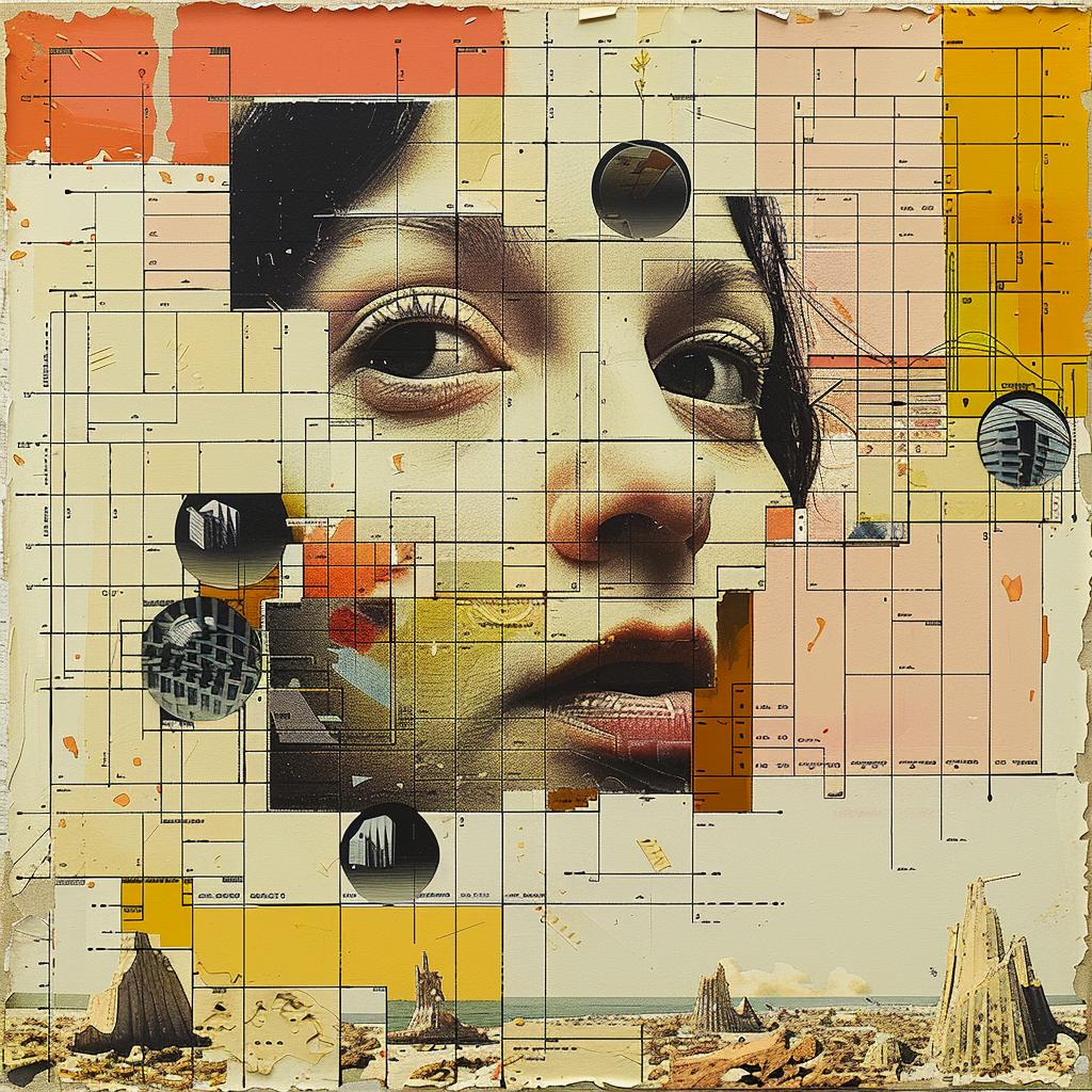 collage  woman  face  square  abstract  art  shape  colorful  graphic  contemporary 1015752