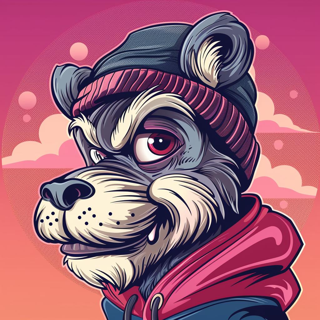 cartoon  illustration  wolf  wearing  hat  streetwise  animal  urban  style  expression 958538