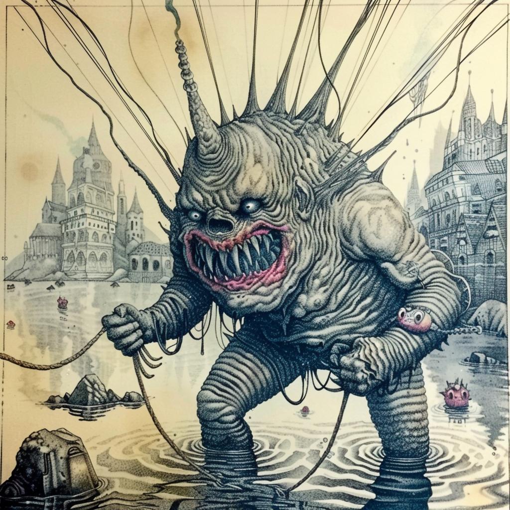 monster  tentacles  city  background  drawing  horror  art  dark  fantasy  creature 946000