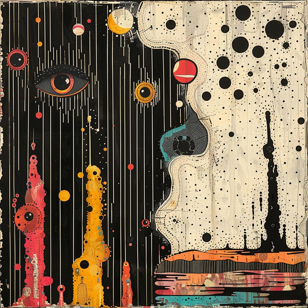 painting  face  city  black  white  chaos  horror  abstract  art  modern 964944
