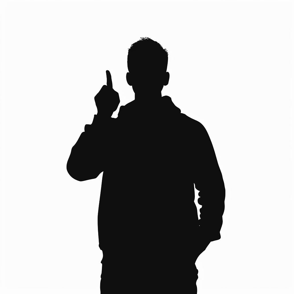 silhouette  man  signlanguage  black  illustration  solid  pointing  background  gesture  icon 954191