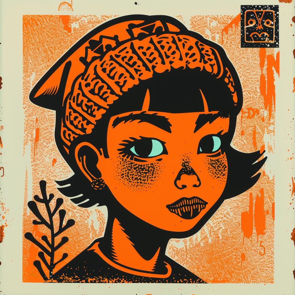 aggressive  streetwise  anthropomorphic  japanese  teenager  culture  minimal  poster  hat  girl 956883