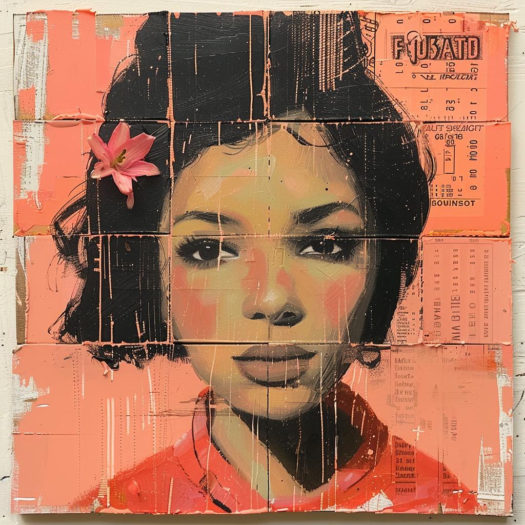 woman  flowers  head  impasto  painting  floral  artistic  emotion  colorful  creative 1015744