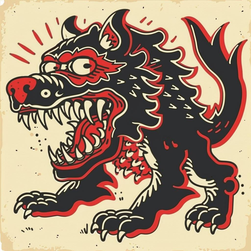 wolf  illustration  cartoon  creature  mythical  artwork  animal  design  fantasy  dynamic 931152