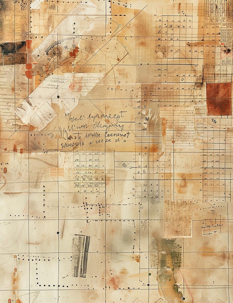 vintage  ledger  paper  map  writing  medieval  illuminati  marginalia  stained  patchwork 961845