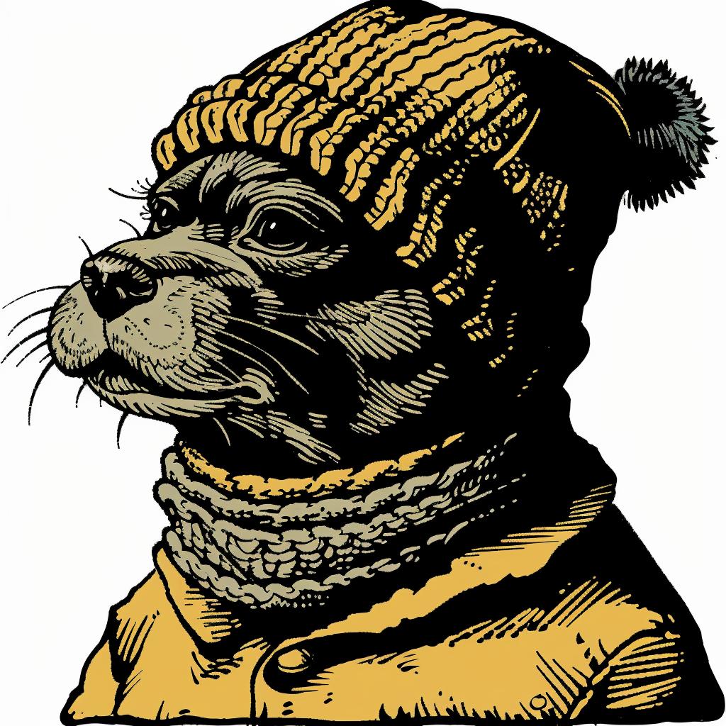 aggressive  streetwise  anthropomorphic  animal  hat  scarf  minimal  urban  culture  cartoon 959062