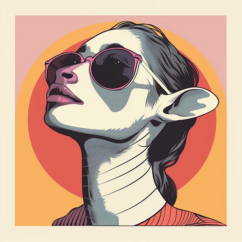 woman  sunglasses  poster  fashion  stylish  artistic  creative  bright  playful  unique 939587