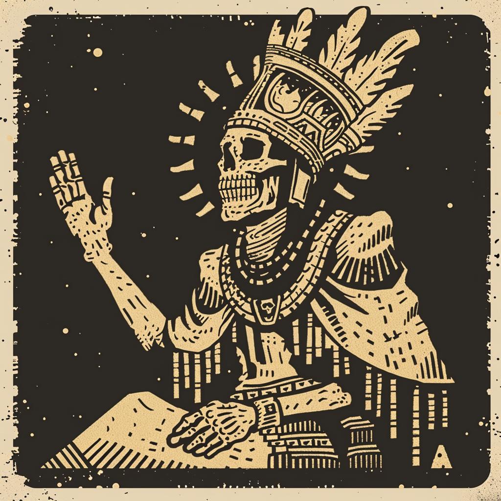 provocative  art  introspective  naturalistic  spiritual  terror  dark  occult  skeleton  headdress 935206