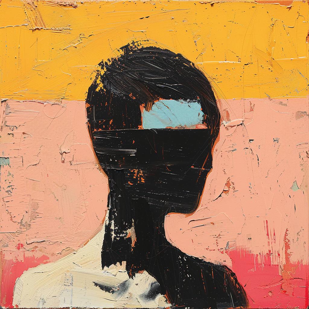 album  cover  portrait  person  black  hat  impasto  palette  knife  1980s 963565