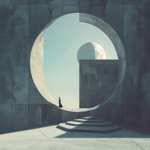 surreal  photography  Moebius  minimalism  fantasy  abstract  negative  space  circular  structure 1040636