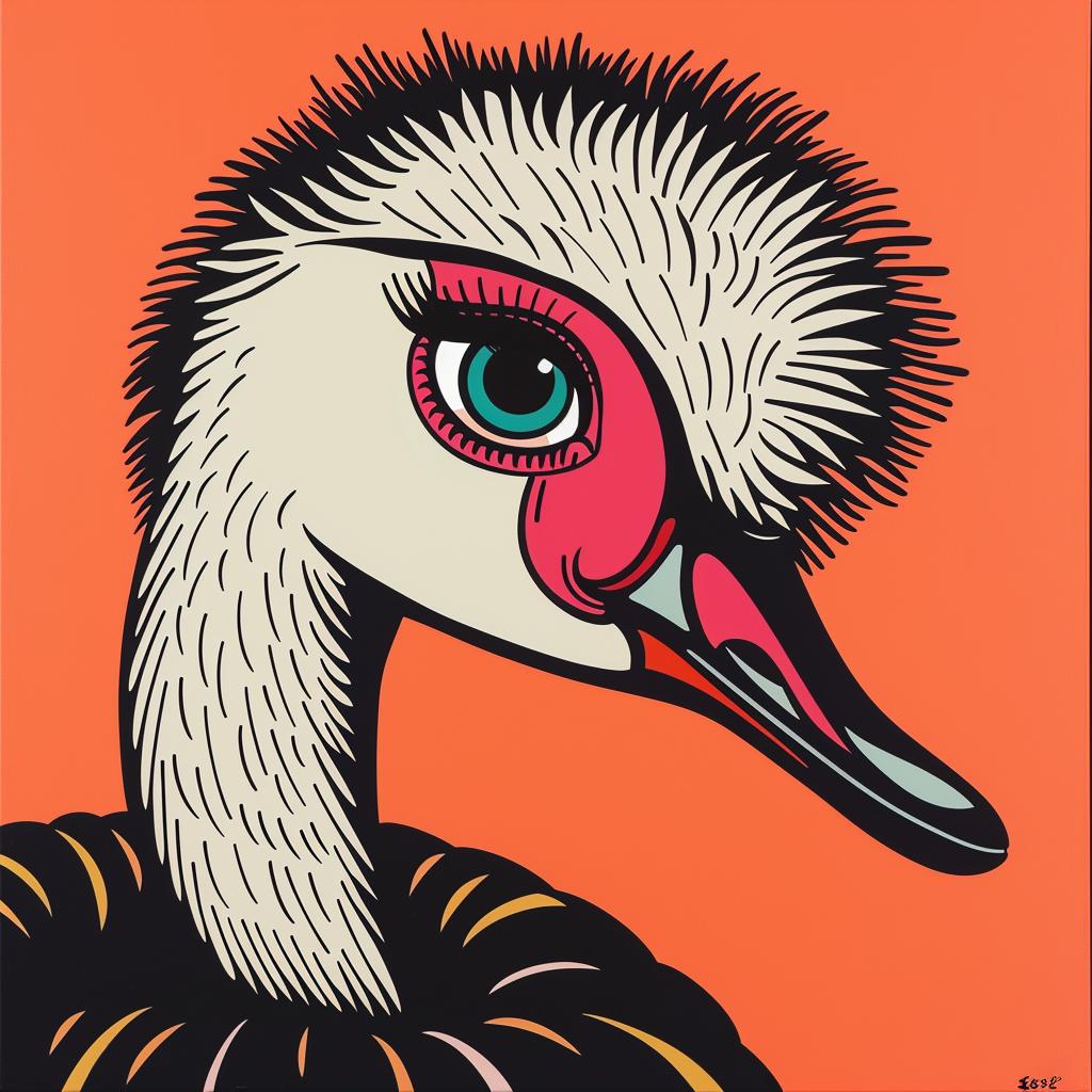bird  painting  colorful  art  whimsical  nature  animal  unique  vibrant  character 973243
