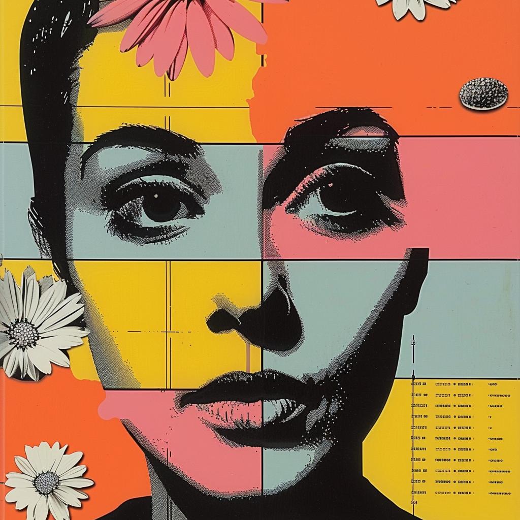 woman  flowers  face  colorful  background  graphic  design  art  figurative  abstract 968863
