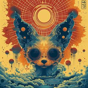 dog  poster  water  illustration  playful  vibrant  colorful  symbolism  fun  artwork 1038849