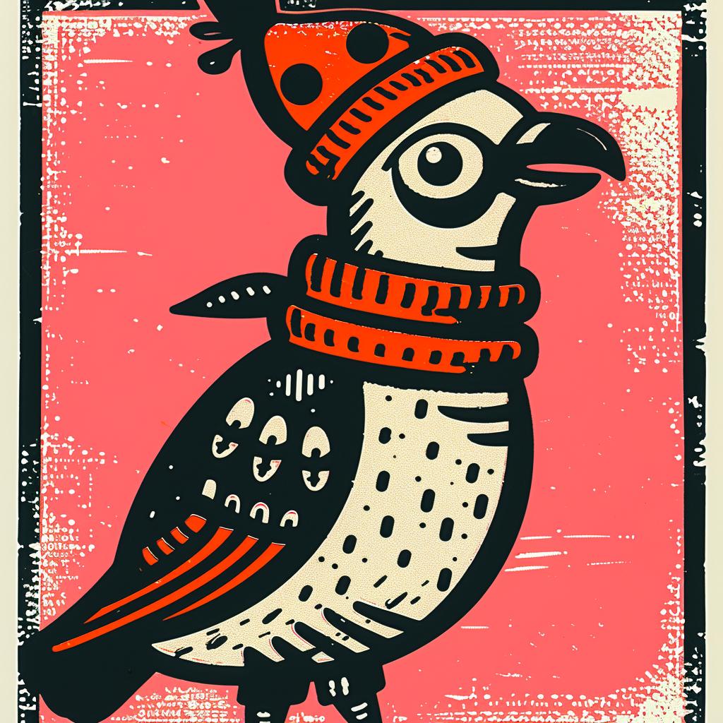 bird  hat  scarf  cartoon  hip-hop  street  urban  character  simple  aggressive 959326