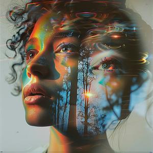 holography  woman  tree  forest  surreal  nature  faces  conceptual  digital  fantasy 1060579