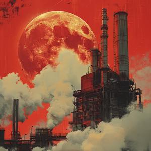 Tycho  album  art  moon  industrial  factory  minimalism  abstract  negative  space 1040567