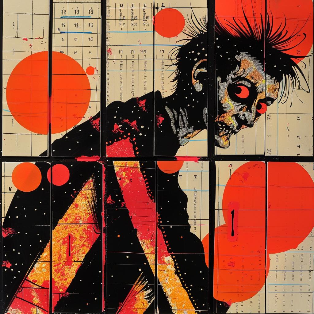 zombie  art  orange  dots  dark  occult  intrinsic  terror  provocative  Gerald Brom 928544