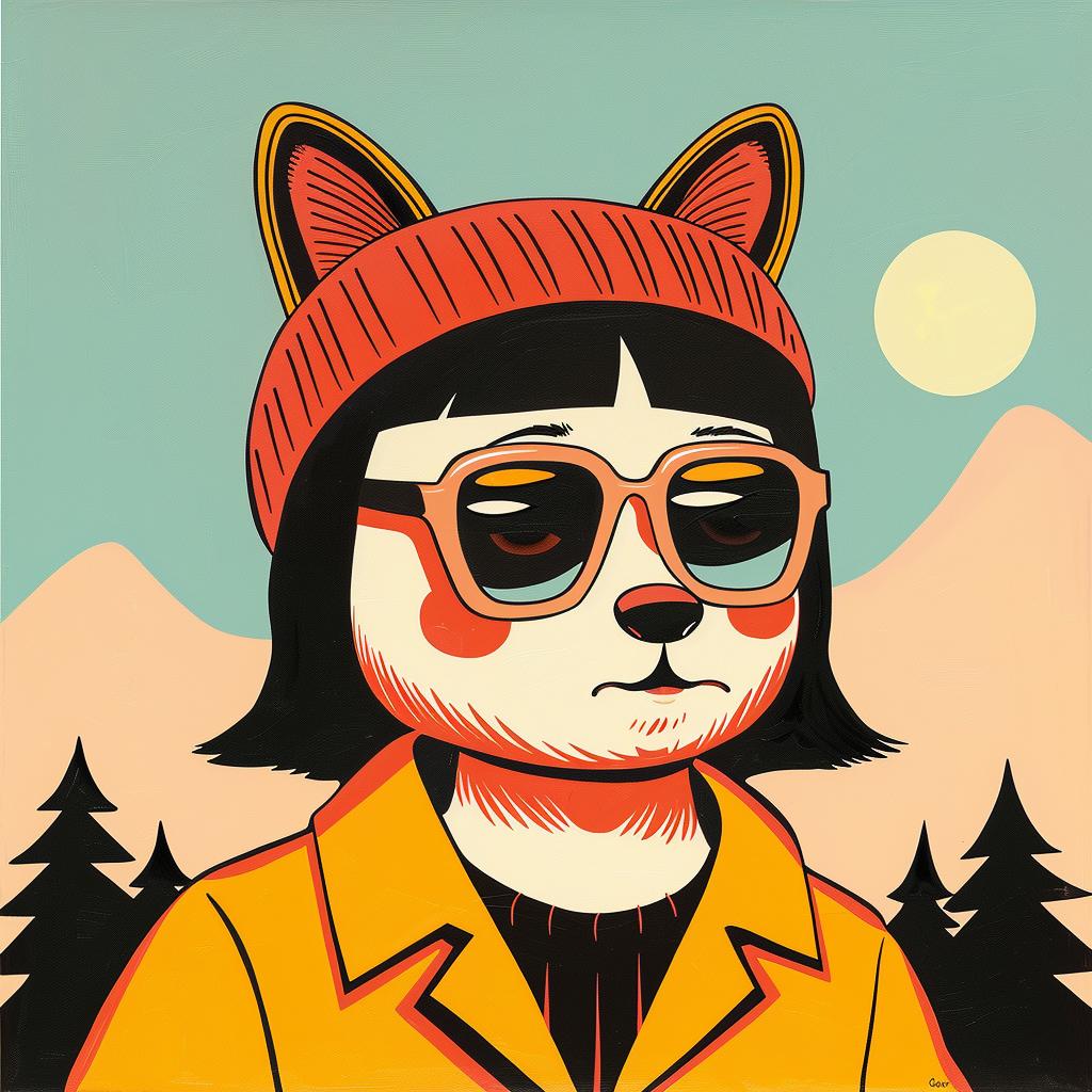 cartoon  character  sunglasses  hat  humorous  playful  colorful  whimsical  art  illustration 966882