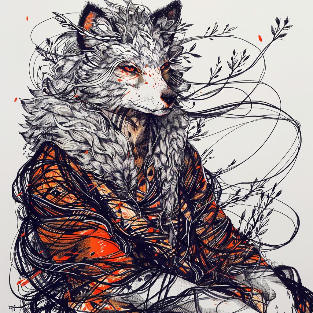 mythical  creature  hybrid  kaiju  monsters  cryptozoology  unique  fantastical  drawing  wolf 952854