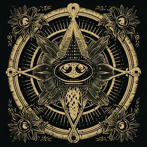 eye  circle  blackbackground  graphic  design  occult  symmetry  bold  symbol  mystical 1078789