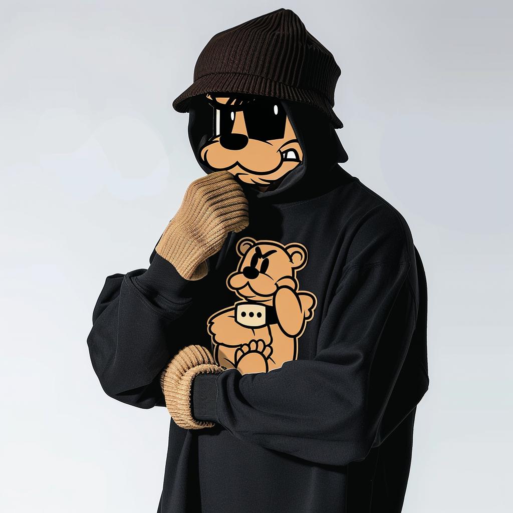 person  sweatshirt  bear  black  street  culture  minimal  style  urban  fashion 958977