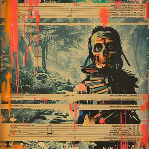 skeleton  gun  skull  painting  chromolithography  art  dark  graphic  illustration  macabre 1057884