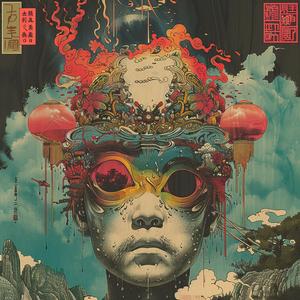 surreal  man  headdress  chinese  film  artwork  symbolist  graphic  colorful  imaginative 1078538