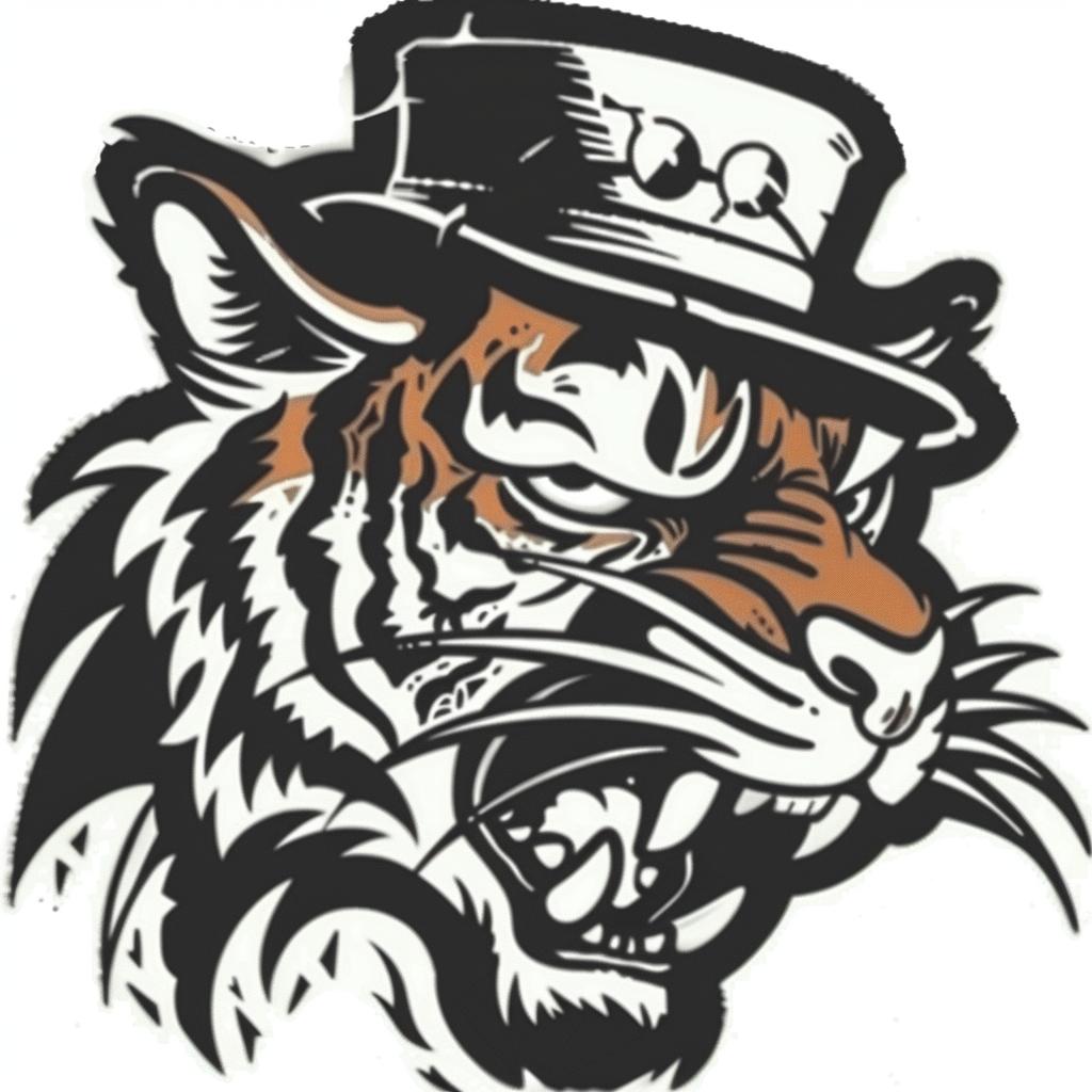 tiger  hat  logo  fundraiser  graphic  design  illustration  animal  playful  colorful 940064