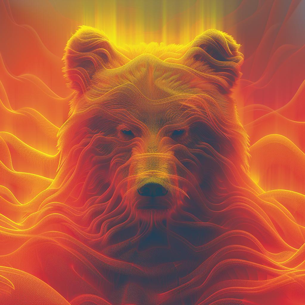 bear  anthropomorphic  surreal  volumetric  lighting  glow  digital  art  selected  illustration 963005