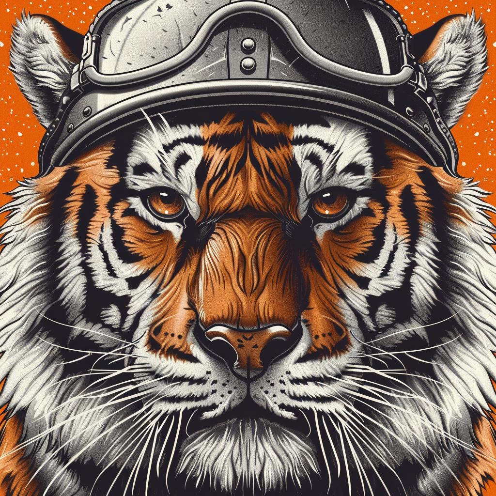 tiger  helmet  pilot  artwork  graphic  illustration  animal  design  funny  text 940037