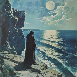 grim  reaper  cliff  ocean  sci-fi  Enoch  Bolles  Nell  Dorr  art 1079863