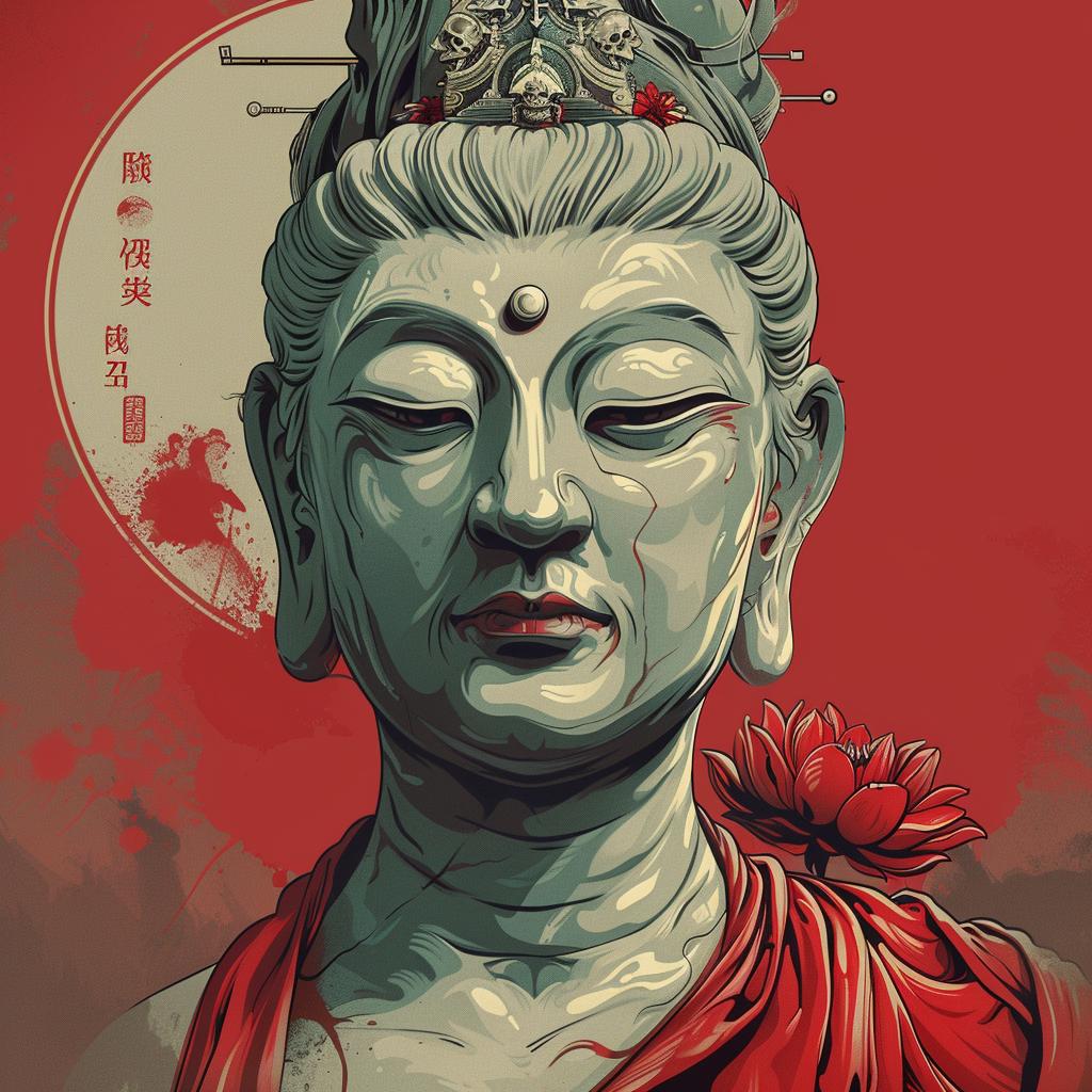 buddha  statue  red  background  design  naturalistic  occult  symmetry  badge  tattoo 941482